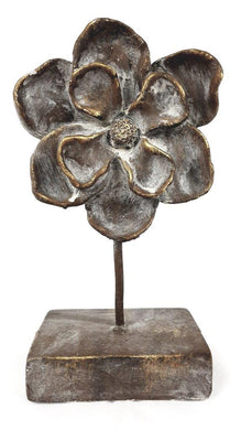 Mansion - Stone Flower on Base M 14,5*9*27,5cm…