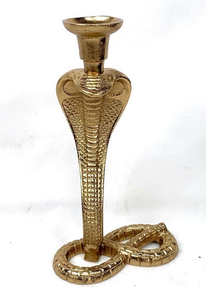 Mansion - Gold Alu Cobra Candleholder