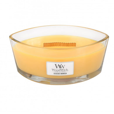 WoodWick Seaside Mimosa Heartwick Flame Ellipse