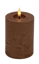 Afbeelding in Gallery-weergave laden, Mansion - Led Pillar Candle Copper Metallic 7.5*10cm