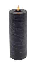 Afbeelding in Gallery-weergave laden, Mansion - Led Pillar Candle Black Rustic 7.5*20cm
