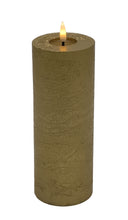 Afbeelding in Gallery-weergave laden, Mansion - Led Pillar Candle Gold Metallic 7.5*20cm