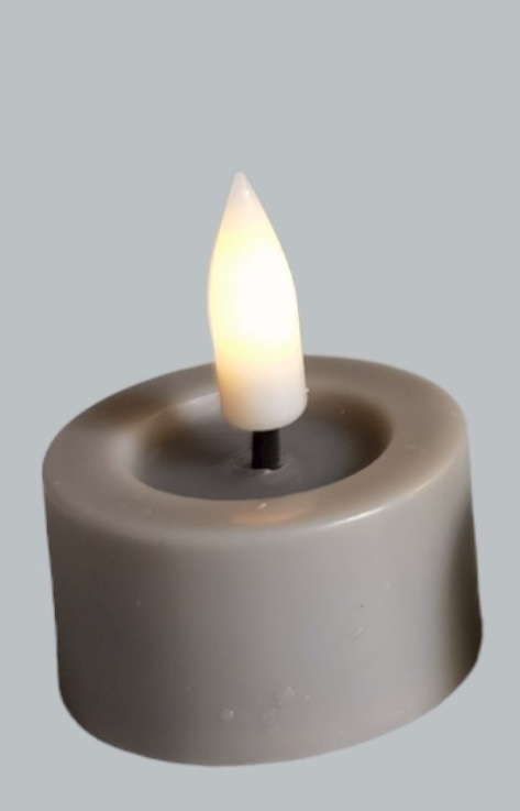Led Tealight Candle Warm Sand 3.8*2cm Box of 6