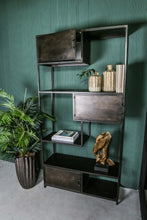 Afbeelding in Gallery-weergave laden, PTMD - Duana Playful rusty black Iron high cabinet