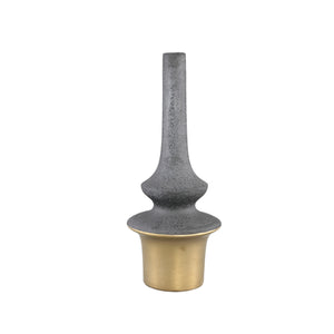 PTMD - Diani Grey ceramic pot gold base round taps S