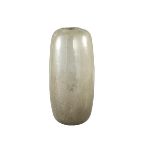 PTMD - Oliva Green blended glass vase round M