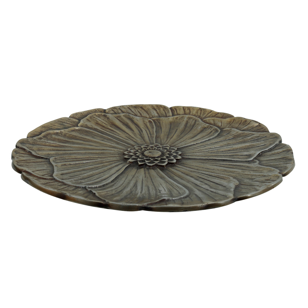PTMD - Lowa Gold alu bowl with flower print round L