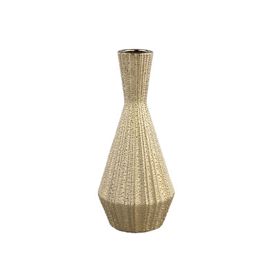 PTMD - Cindia Gold shiny gold ceramic pot dots anqular S