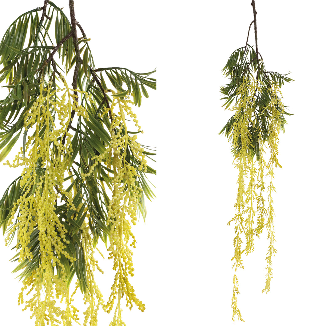 PTMD - Twig Plant yellow green hanging grass spray