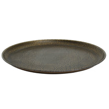 Afbeelding in Gallery-weergave laden, PTMD - Winth Brass iron bowl etched snake print round S