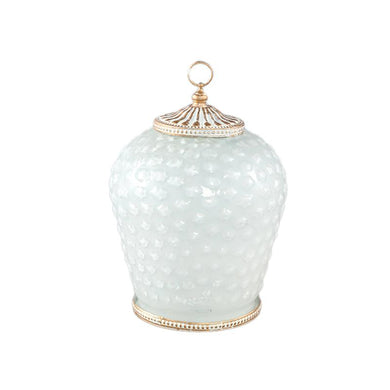 PTMD - Decoritz White glass LED lantern bulb with pattern