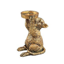 Afbeelding in Gallery-weergave laden, PTMD - Miro Gold polyresin mouse candle holder L