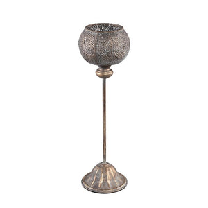 PTMD - Djana Copper iron candleholder ball shade L
