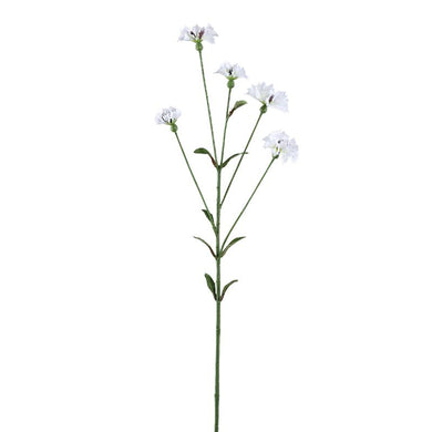 PTMD - Garden Flower white cornflower spray with leaves