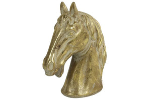 Paardenhoofd Karl M gebr. goud