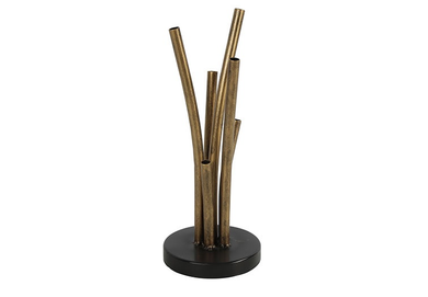 Vaas Genius L antiek goud/zwart-L12,7B12,7H32CM