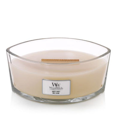 Woodwick White Honey Heartwick Flame Ellipse