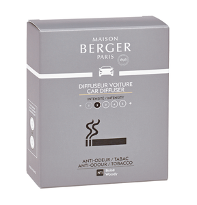 Maison Berger Autoparfum Navulling Anti-Odour Tabaksluchtjes - 2 Stuks