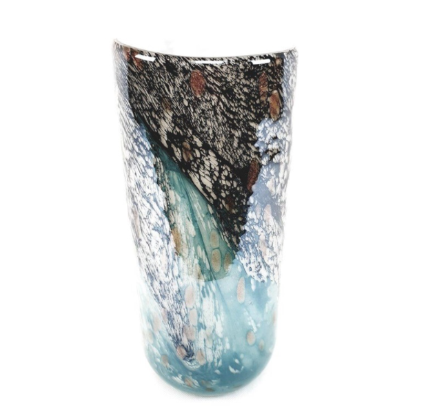 Mansion - Glass Slug Vase Ocean Oil M