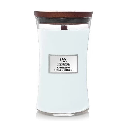 WoodWick Magnolia Birch Large Candle