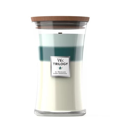 WoodWick Icy Woodland Trilogy Large Candle