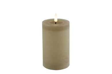 Stompkaars rustiek Ø7,5CM LED ro Lyon M beige