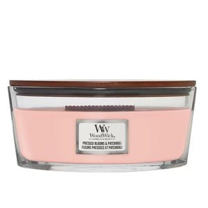 WoodWick Pressed Blooms & Patchouli Ellipse Candle