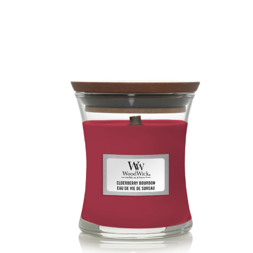 WoodWick Elderberry Bourbon Mini Candle