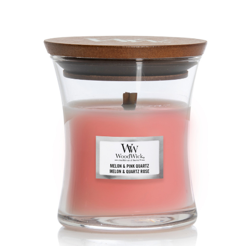 WoodWick Melon & Pink Quartz Mini Candle
