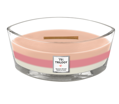 WoodWick Trilogy Blooming Orchard Ellipse Candle
