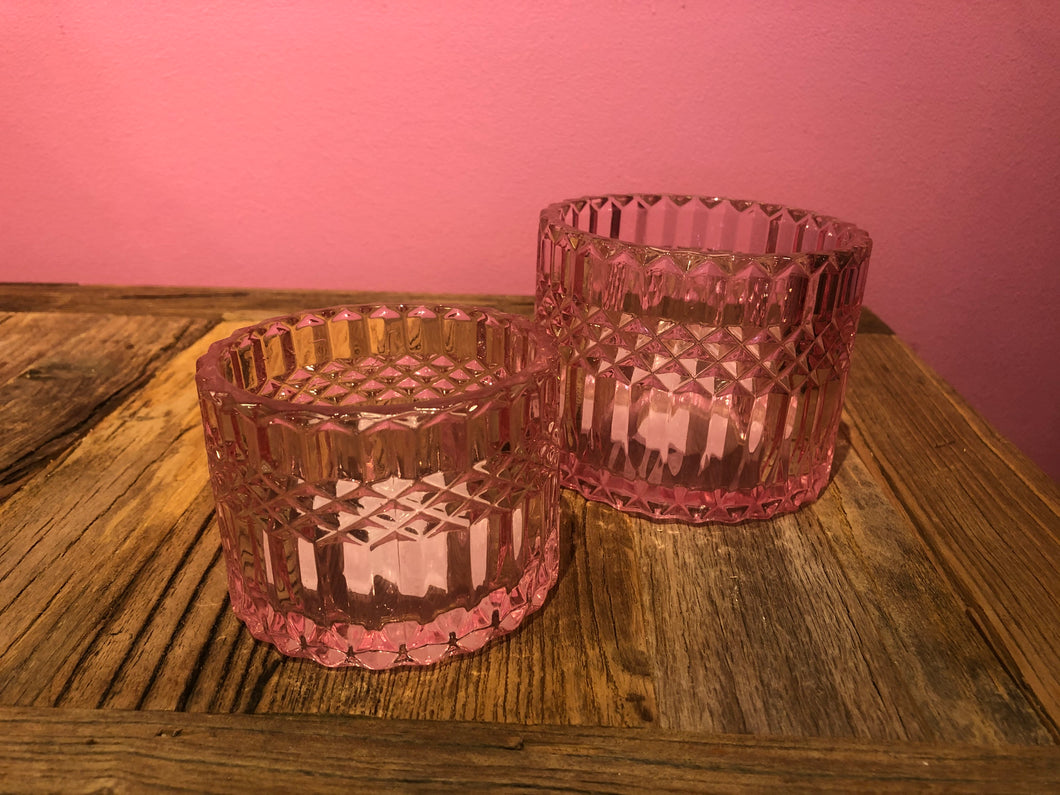 Mansion - Pink Tealight Small