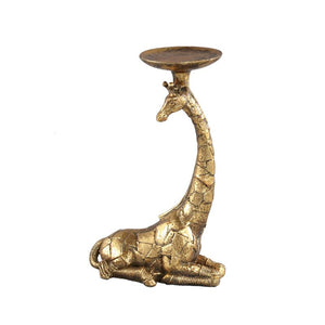 PTMD - Laudi Gold poly giraffe candle holder
