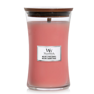 WoodWick Melon & Pink Quartz Large Candle